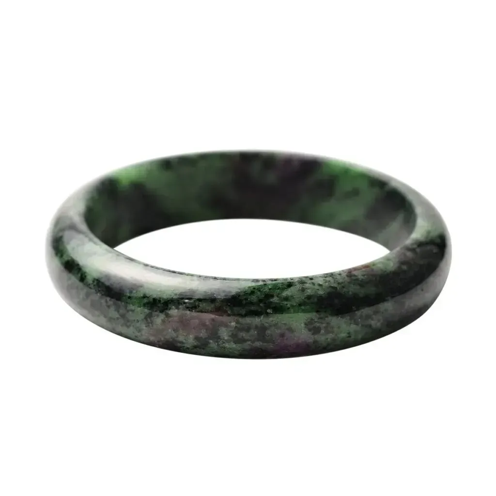 Premium Ruby Zoisite Bangle Bracelet (6.75 In) 224.50 ctw.