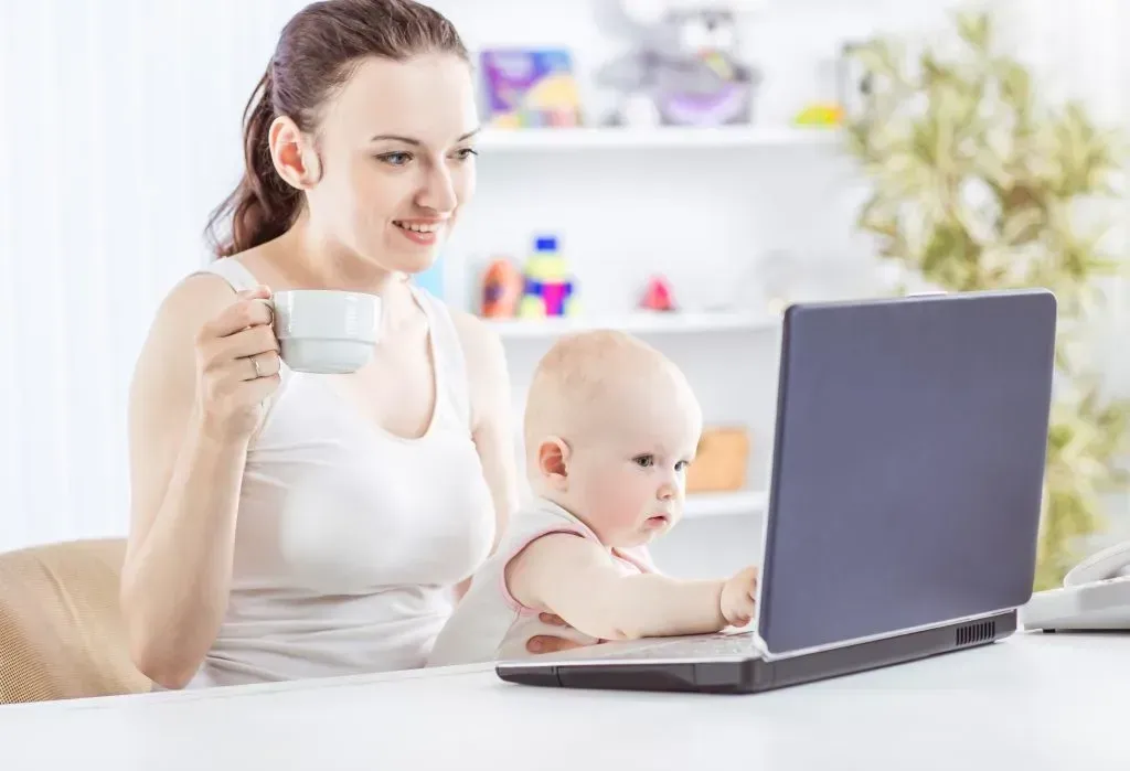 Mom shopping Online Auctions at Shop LC.