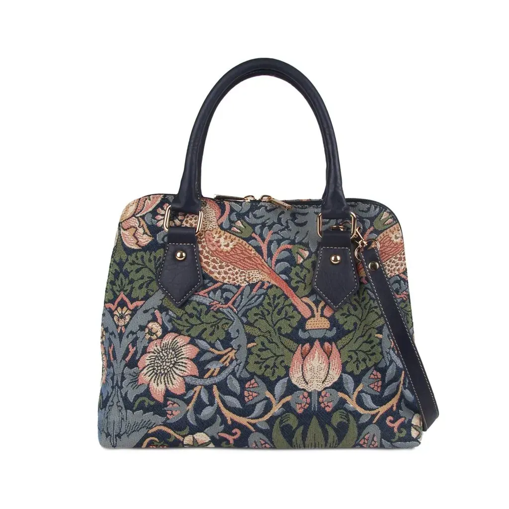Convertible floral pattern Signare handbag.