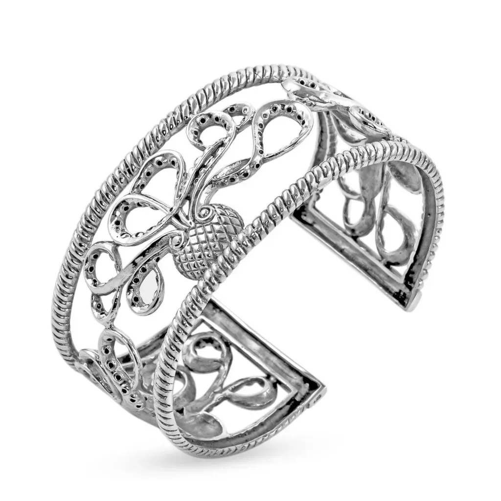 BALI LEGACY Sterling Silver Octopus Cuff Bracelet