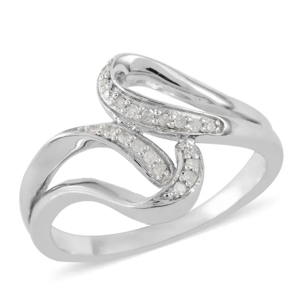 Diamond split shank ring. 