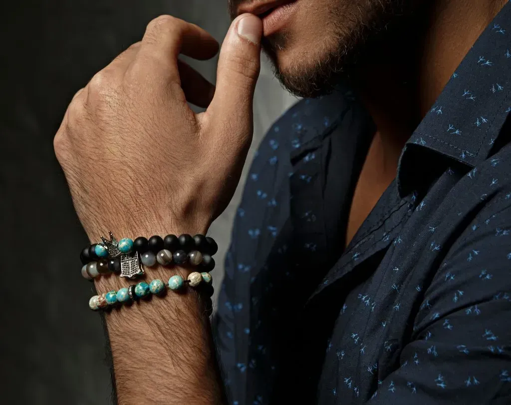 The Secrets to Stacking Men's Bracelets
