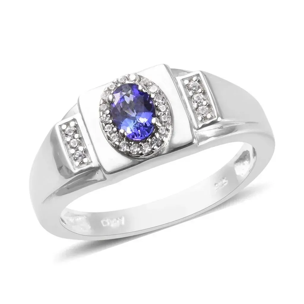 Mens tanzanite ring.