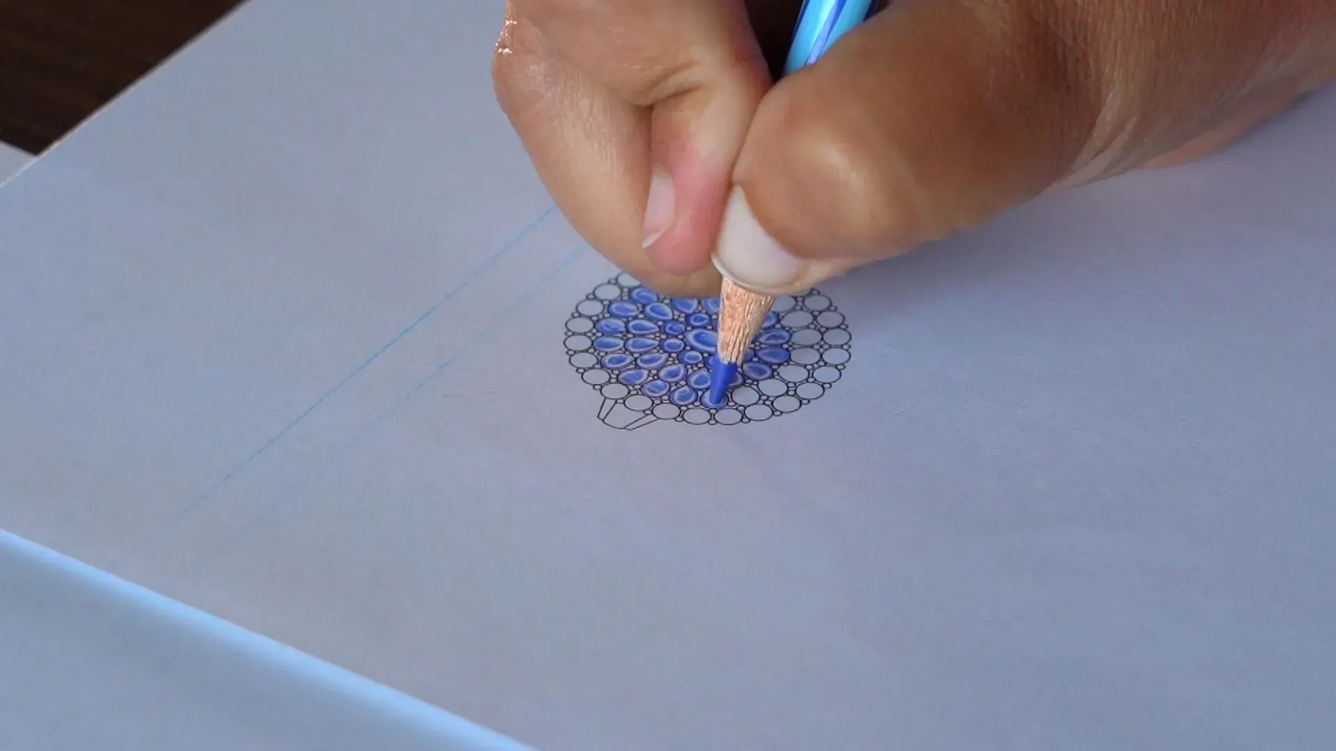 Coloring jewelry design sketch.
