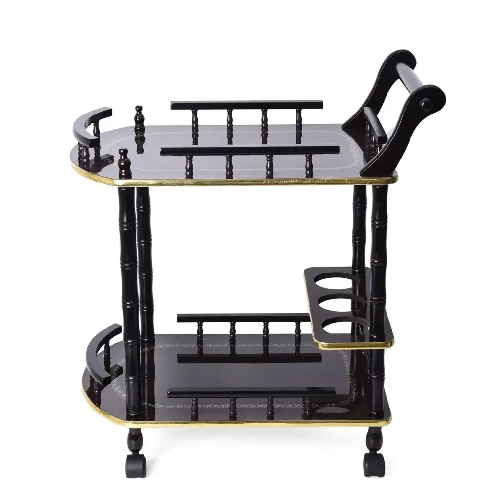 Bar trolley set.