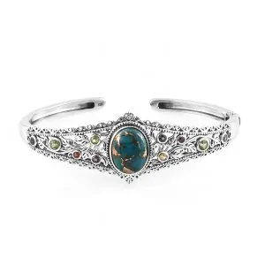 Artisan Mojave turquoise cuff. 
