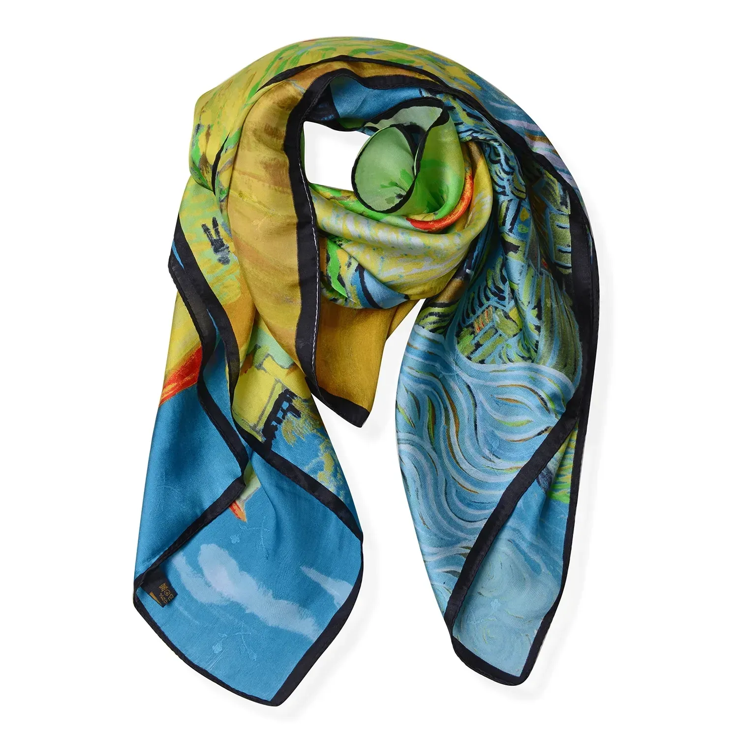 Van Gogh print scarf. 