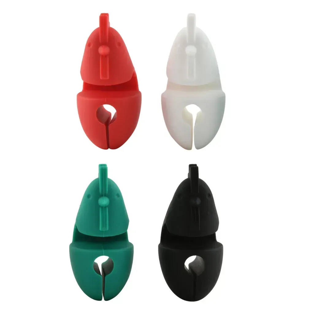 Set of 4 Multi Color Cute Chicken Shape Spoon Holder