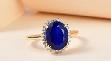 Blue Gemstone Ring Tanzanian Blue Spinel