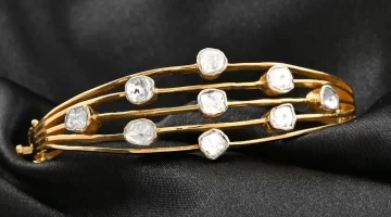 Polki Diamond Bangle Bracelet