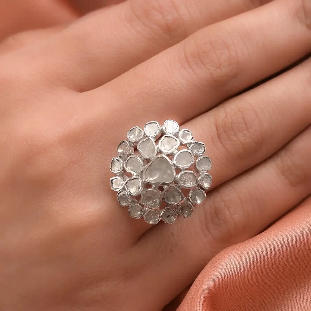 Polki Diamond Ring