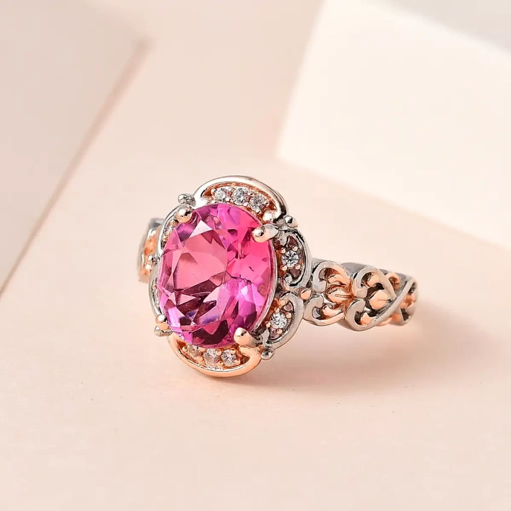 Radiant Orchid Quartz Barbiecore Ring