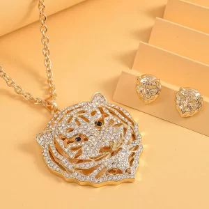 Tiger Crystal Necklace Under $10