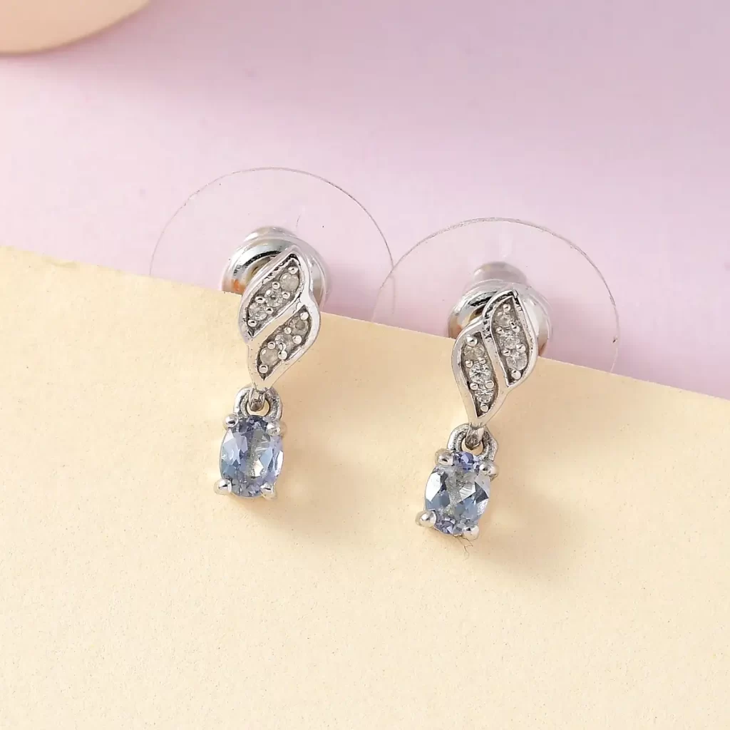 Tanzanite Bridesmaid Earrings 