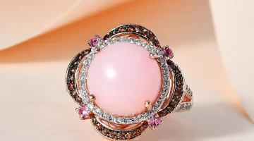 Peruvian Pink Opal Ring