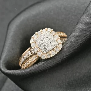 Cyber Week Yellow Gold Diamond Ring