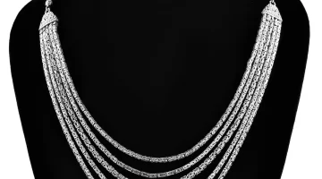 Bali Legacy Sterling Silver Multi Strand Borobudur Necklace