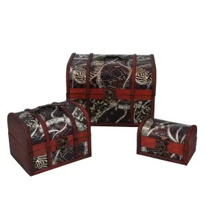 Home organization storage Treasure Chest Storage Box