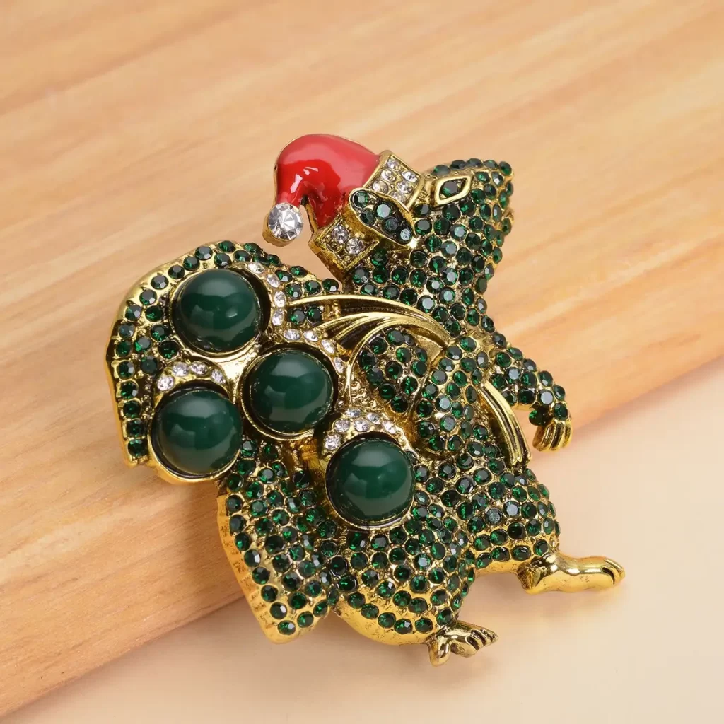 Holiday gifts for grandma Christmas brooch