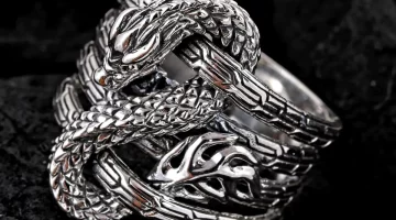 Year of the dragon jewelry silver dragon ring Bali Legacy