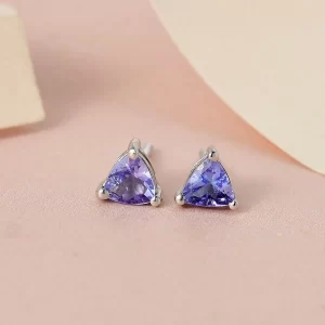 Tanzanite Stud Earrings under $50