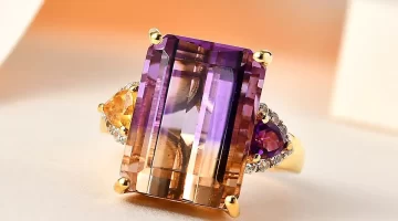 AAA Anahi Ametrine Meaning ametrine Trilogy Ring