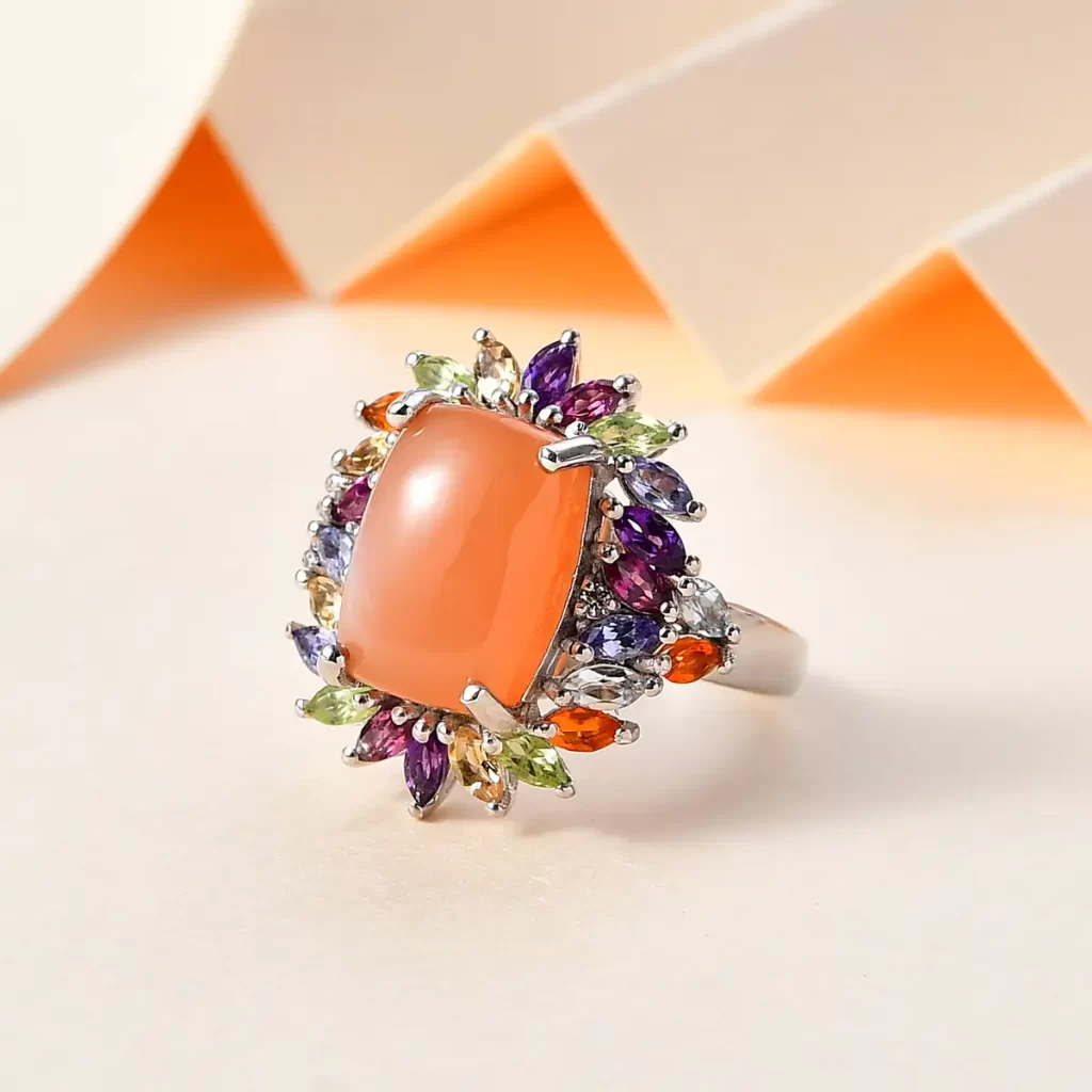 benefits of peach moonstone ring