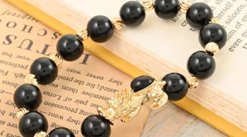 Pixiu Feng Shui Black Obsidian Wealth Bracelet