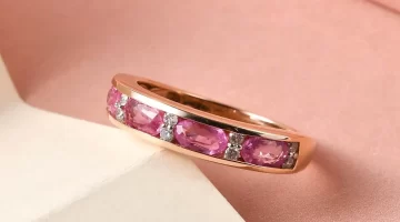 pink sapphire engagement ring