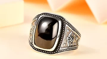 Shungite Birthstone Men's Rings Under $50