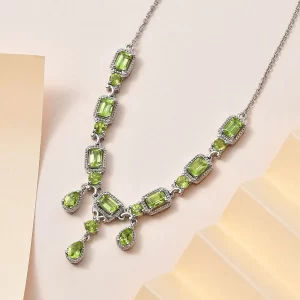 Bridgerton Jewelry Peridot Necklace