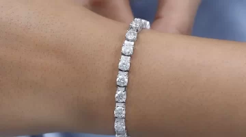 moissanite tennis bracelet tenniscore