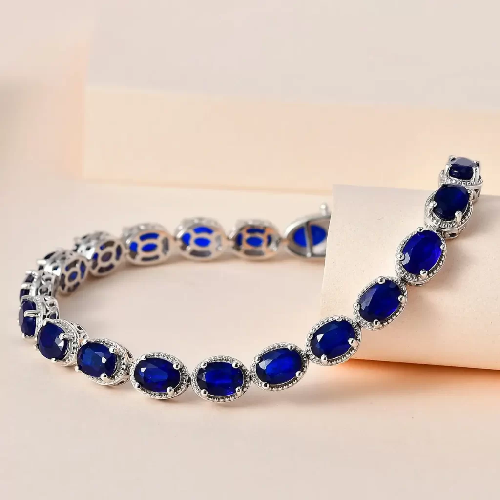 Tanzanian Blue Spinel bracelet