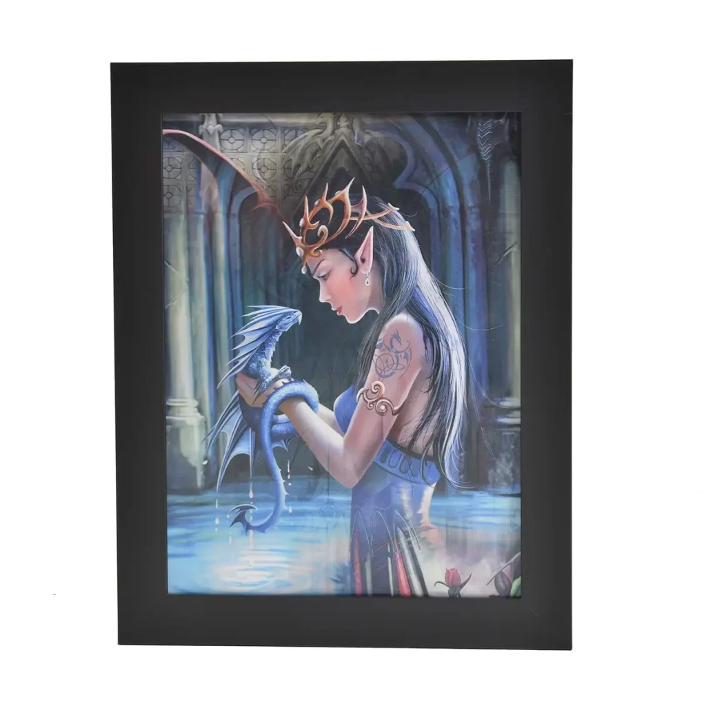 Witch 3D Holographic Painting 3 Images in 1 Picture Frame