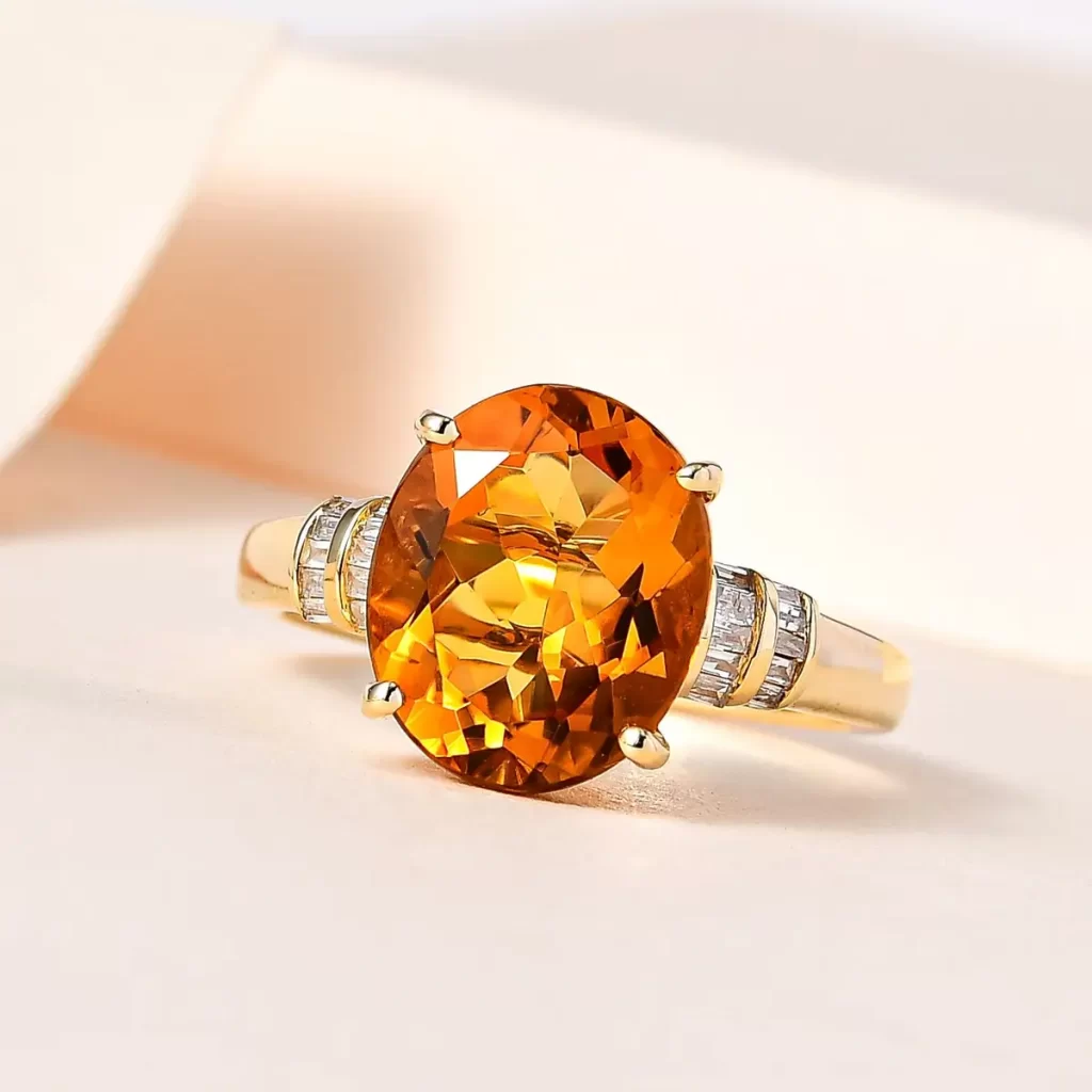 Manifesting secrets Yellow Gold Premium Santa Ana Madeira Citrine