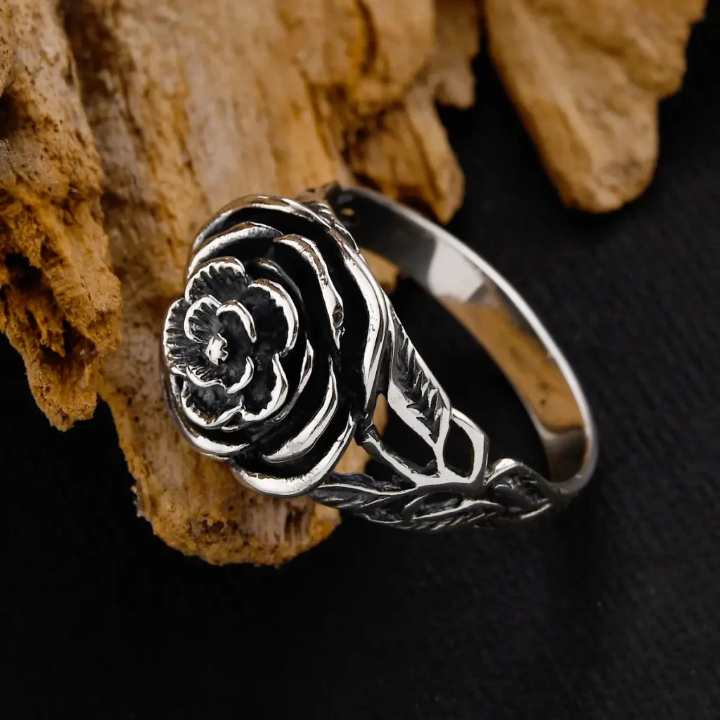 Bali Legacy Sterling Silver Rose Ring