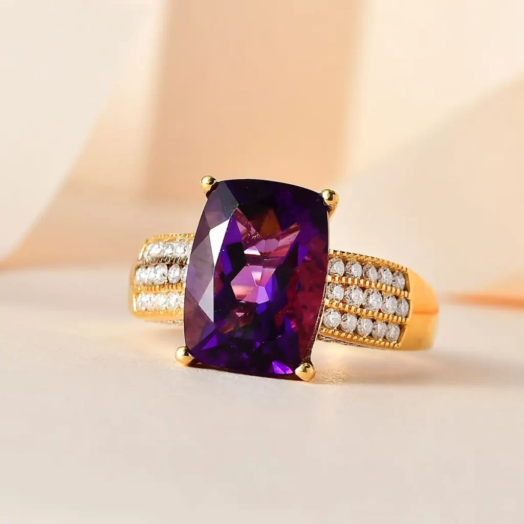 How birthstones are determined Amethyst birthstone ring