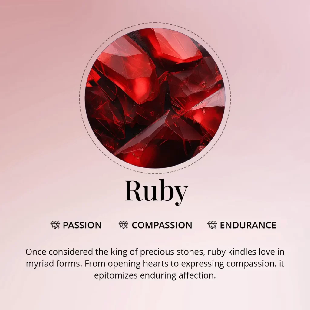 July birthstone July birth crystal ruby benefits