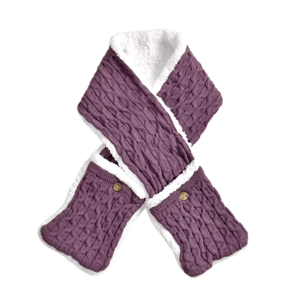 Fall 2024 colors Italian Plum Purple Scarf